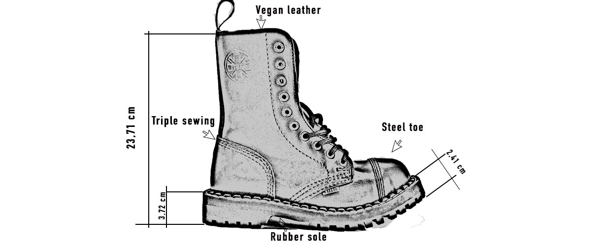 Vegan Boots Steel