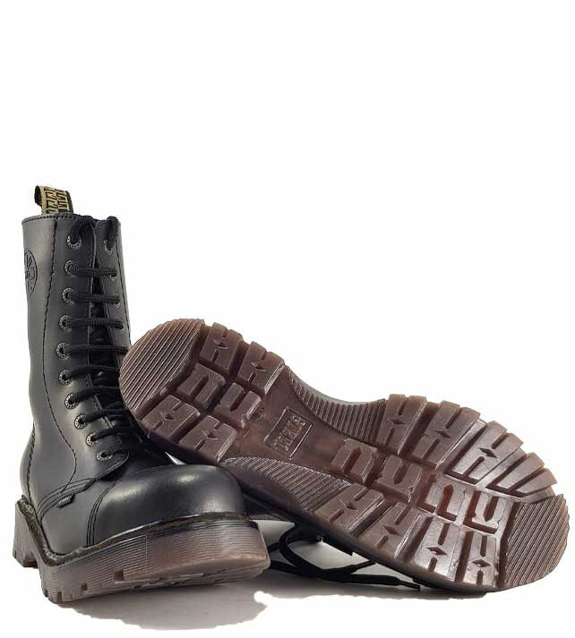 Steel Boots 10 Eyelets Black Air STEEL Shoes Boots