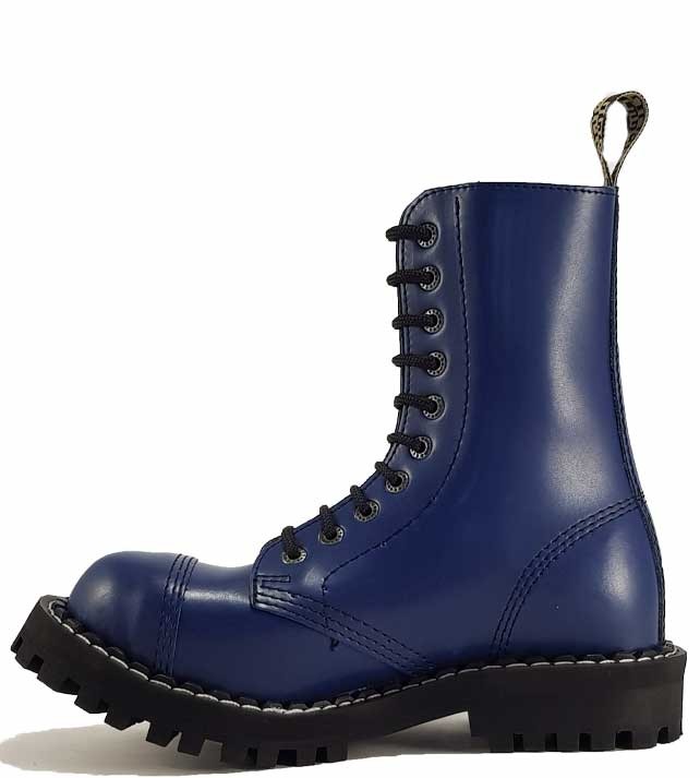 Steel Boots 10 Eyelets Blue Size Eur 37 US 5