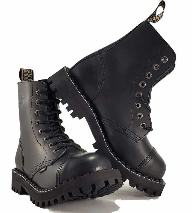 slachtoffer paar Ik heb een contract gemaakt Steel Boots 8 Eyelets Black | STEEL Shoes&Boots