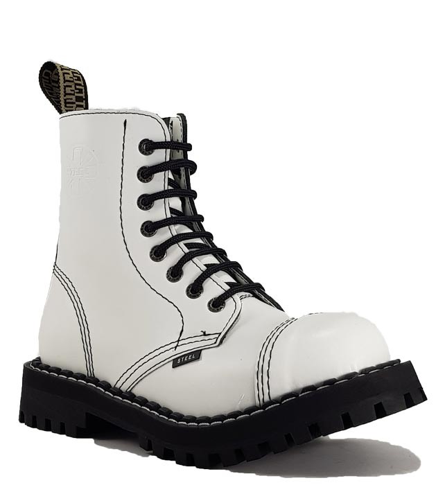8's deals white boots