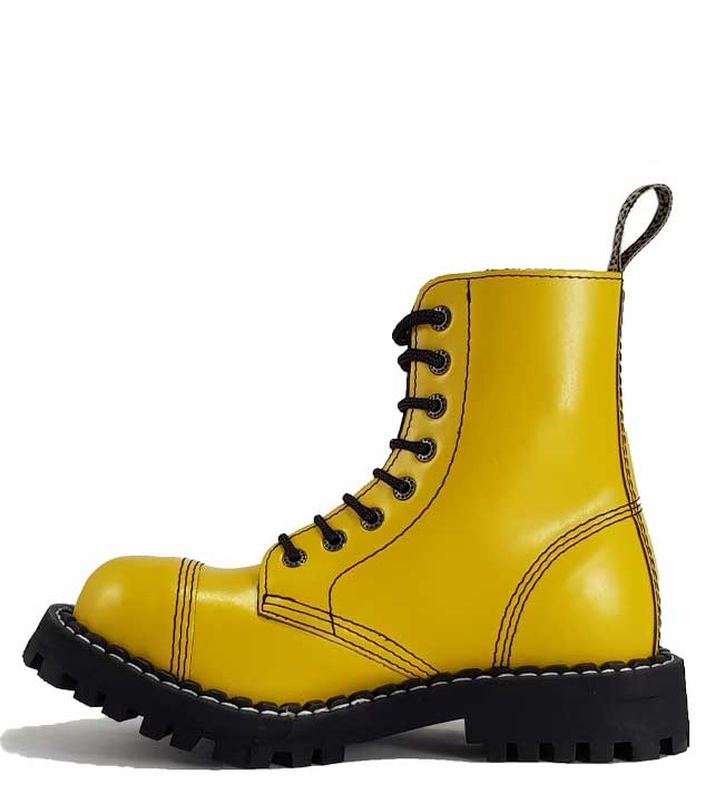 Steel Boots 8 Eyelets Yellow | STEEL Shoes&Boots