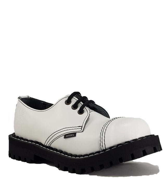 White steel toe shoes on sale