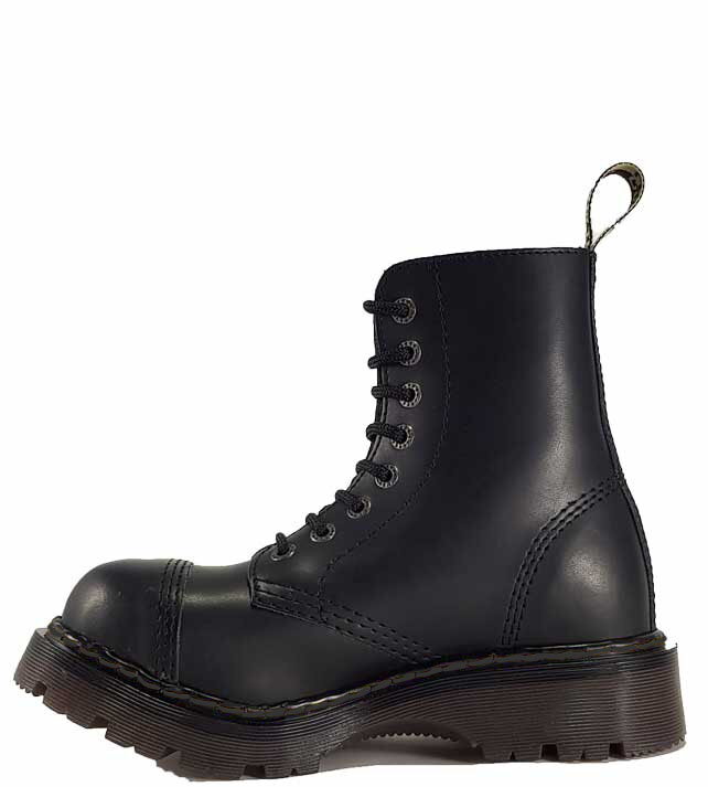 Steel Boots 8 Eyelets Black Air | STEEL Shoes&Boots