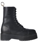 Steel Boots 10 Eyelets Black Alessia