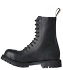Steel Boots 10 Eyelets Black BO