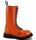 Steel Boots 15 Eyelets Orange