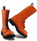 Steel Boots 15 Eyelets Orange