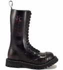 Steel Boots 15 Eyelets UK Flag Rub Off