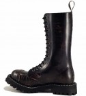Steel Boots 15 Eyelets UK Flag Rub Off