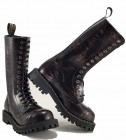 Steel Boots 15 Eyelets UK Flag Rub Off