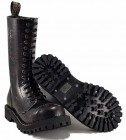 Steel Boots 15 Eyelets UK Flag Rub Off