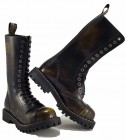 Steel Boots 15 Eyelets Yellow Rub Off