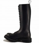Steel Boots 20 Eyelets Black
