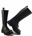 Steel Boots 20 Eyelets Black