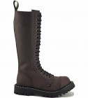 Steel Boots 20 Eyelets Brown