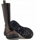 Steel Boots 20 Eyelets Brown