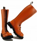 Steel Boots 20 Eyelets Orange