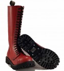 Steel Boots 20 Eyelets Red