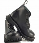 Steel Boots 6 Eyelets Black