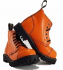 Steel Boots 6 Eyelets Orange