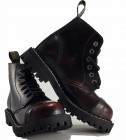 Steel Boots 6 Eyelets Orange Rub Off