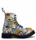 Steel Boots 8 Eyelets Graffiti