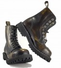 Steel Boots 8 Eyelets Yellow Rub Off