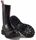 Steel Boots 15 Eyelets UK Flag Rub Off