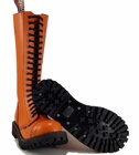 Steel Boots 20 Eyelets Orange