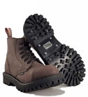 Steel Boots 6 Eyelets Brown
