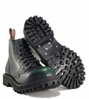 Steel Boots 6 Eyelets Green Rub Off