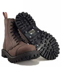 Steel Boots 8 Eyelets Brown