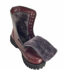 Steel Boots 10 Eyelets Burgundy Warm 