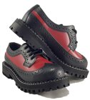Steel Shoes 4 Eyelets Alcapone Black Red