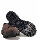 Steel Shoes 3 Eyelets Brown