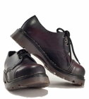 Steel Shoes 3 Eyelets Burgundy Rub Off Air