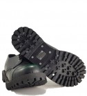 Steel Shoes 3 Eyelets Green Rub Off