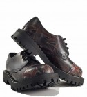 Steel Shoes 3 Eyelets UK Flag Rub Off