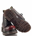 Steel Boots 6 Eyelets Burgundy Rub Off Air 