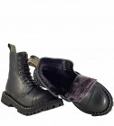 Steel Boots 8 Eyelets Black Warm