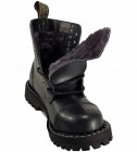 Steel Boots 8 Eyelets Black Warm