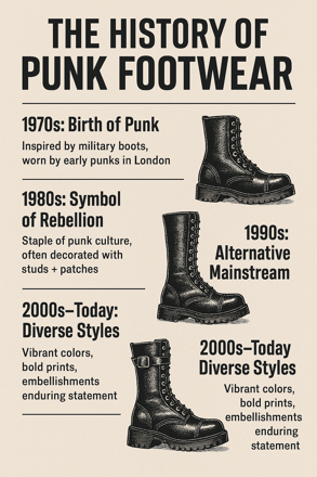 The History of Punk Boots: From Rebellion to Iconic Style