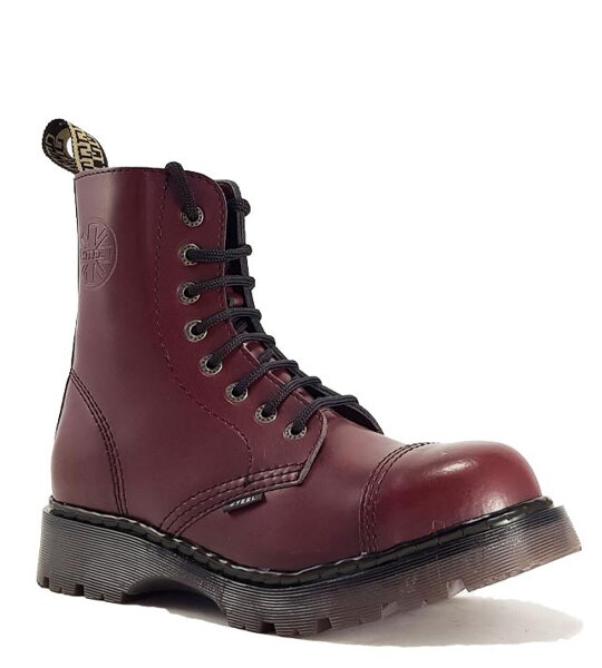 Steel Boots 8 Eyelets Burgundy Air