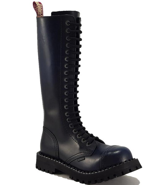 Steel Boots 20 Eyelets Blue Rub Off