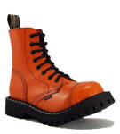 Steel Boots 8 Eyelets Orange