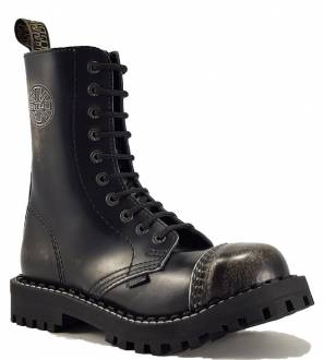 10 Eyelets Boots Steel | Rock Boots | STEEL Shoes&Boots