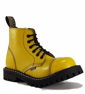 Steel Boots 6 Eyelets Yellow