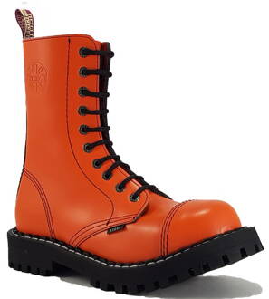 Steel Boots 10 Eyelets Orange