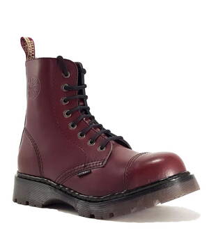 Steel Boots 8 Eyelets Burgundy Air